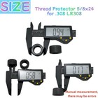 6-pack Thread Protectors  3 X 5 8x24 And 3 X 1 2x28   Includes 3 Pcs 5 8x24 And