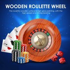 Wooden Roulette Wheel Set  Professional Roulette Wheel European Roulette Wheel