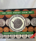 1991 Proof Coin Set Royal Australian Mint 25 Yrs Of Decimal Currency