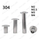 304 Stainless Steel Oval Head Semi Tubular Rivets M2 M2 5 M3 M4
