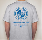 Blue Comet T-shirt 1933 Sz Xl New 100 cotton Cnj Design Both Sides Jersey Shore