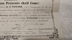 Antique 1871 Teachers Certificate Chautauqua County  Ny  Great Penmanship  