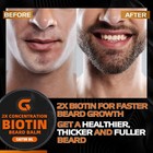 Beard Balm With 2x Concentration Biotin  Beard Growth Balm For Men - Mustache Wa
