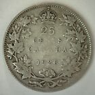 1920 Canada Silver Quarter Vg 25c Canadian Coin Circulated Very Good 25 Cents