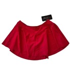 Theatricals Dance Skirt Adult M l Basic Pull-on Circle Red Twirl Ballet Nwt
