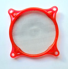 Uv Red 80mm Cooling Fan Dust Filter With Stainless Steel Mesh Removable Washable