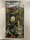 Police Force Detective Play Set W gun  Holster  Badge  Glasses hand Cuffs  Etc  