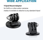 4 Pack Tripod Mount Adapter For Gopro Hero 9 8 7 6 5 4 3 2 Sjcam Xiaoyi Cameras