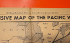 1941 Pacific War Zone Map Newspaper Clipping Wwii Pearl Harbor St Louis Globe