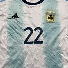 Argentina 2019 Home Soccer Jersey Adidas Size Medium Blue Football  22