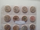 125 Vintage Wooden Nickels  From Ken  Texas  N j   N y  ind wash   And Others
