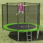 Kids Trampoline 8ft Trampolines With Enclosure Net  400lbs Outdoor Trampoline   