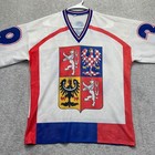Vtg Dominik Hasek Czech Republic Hockey Jersey Size L No  39 Olympics World Cup