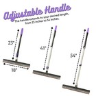 A-to-z Supply Room Groom Carpet Rake Set Original And Pet Telescoping 54
