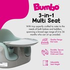Bumbo Toddler Multi Seat 3-in-1 Booster High Chair And Tray  Breige   Agave