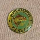Sioux Narrows Canada Travel Souvenir Lapel Pin Ontario Fish Fishing