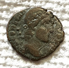Ancient Roman Empire Coin Ae Bronze 27 Bc-476 Ad  Vows Within Wreath