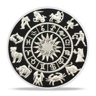 Creative Pisces Zodiac Challenge Coin Good Luck Gift Token Collectible Medallion