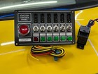Racing Switch Panel Drift Ignition Accessory Engine Start 6 Switch Lights Fused