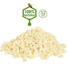Howemon White Beeswax Pellets 2lb 100  Pure And 32 Ounce  pack Of 1   White