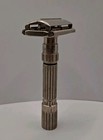 Vintage Gillette Fatboy Adjustable Safety Razor Made In Usa Working