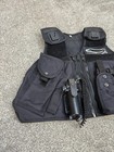 Ex Police Black Arktis Tactical Utility Vest  Xx Small Security Airsoft