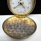 Vintage Cenova Gold Case W  Hunter   Dogs Pocket Watch - Intermittently Works