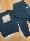 Nike Youth Set Boy s Sweater Pants Tracksuit 2pc Size 8  s  New
