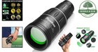 16x52 High Powered Monocular  Waterproof Handheld Telescope For Outdoor Use