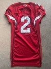 Arizona Cardinals Game Worn Jersey Size 46 Brian St Pierre Reebok 2009 Red Nfl