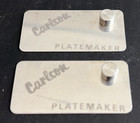 Vtg Set Of 2 Carlson Platemaker Register Gauges 1 3 4  X 7 8 