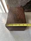 Vintage Oak Index Card File Box By Globe Wernicke