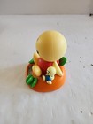 Bobble Head Tomy Nohohon Sunshine Buddy Red Blue Baby Solar Power Happy Face 03 
