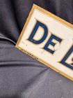 Vintage De Laval Milker Double Sided Dairy Farm Metal Advertising Sign Delaval