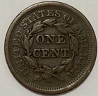 1852 - Braided Hair Large Cent - Exact Coin Imaged  lc356