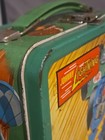  read vintage 1970 Topper Johnny Lightning Lunchbox   Thermos  damaged 