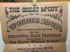 1936  Orson Welles  The Great Mccoy And His Wonder Show    nick Of The Woods    Play