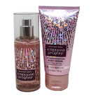 Bath   Body Works A Thousand Wishes Travel Set Cream Lotion Mist Shower Gel