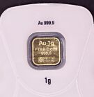 1 Gram Gold Argor Heraeus Goldseed Bar 1g  9999 Fine Gold - In Assay