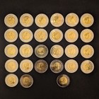 Canada Toonie  2 Dollar Colourized   Non-colour 27 Coin Set  2017 - 2025