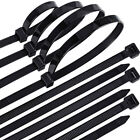 100 Black Cable Zip Ties Heavy Duty Uv Resistant Ul 4 6 8 10 12 15 18 24    36 