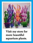  15 Pack  Artificial Plastic Aquarium Plants - Mixed Lot