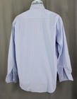 Loro Piana Men s Blue White Gray Striped 100  Cotton Button Down Shirt 16 1 2 42