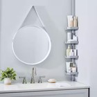 4 Tier Tension Corner Shower Organizer Caddy In Grey