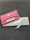 Jaques Lecoultre Razor Company Straight Razor With Spares Detachable Razor Case
