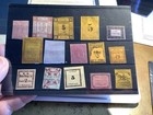 15 Confederate Postmasters Provisionals  Mid 1800s  Forgery Collection Csa