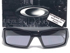 New Oakley Gascan Black Ink Frame Grey Lens Sunglass 9014-e3