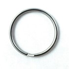 10 Pcs 25mm Stainless Steel Split Key Chain Rings 1  Inch