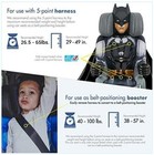 Car Seat 2-in-1 Forward Facing Harness Booster Mode Black Kidsembrace