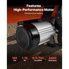 Uimoso Electric Log Splitter 1500w Motor 6 5 Tons Wood Cutting Machine